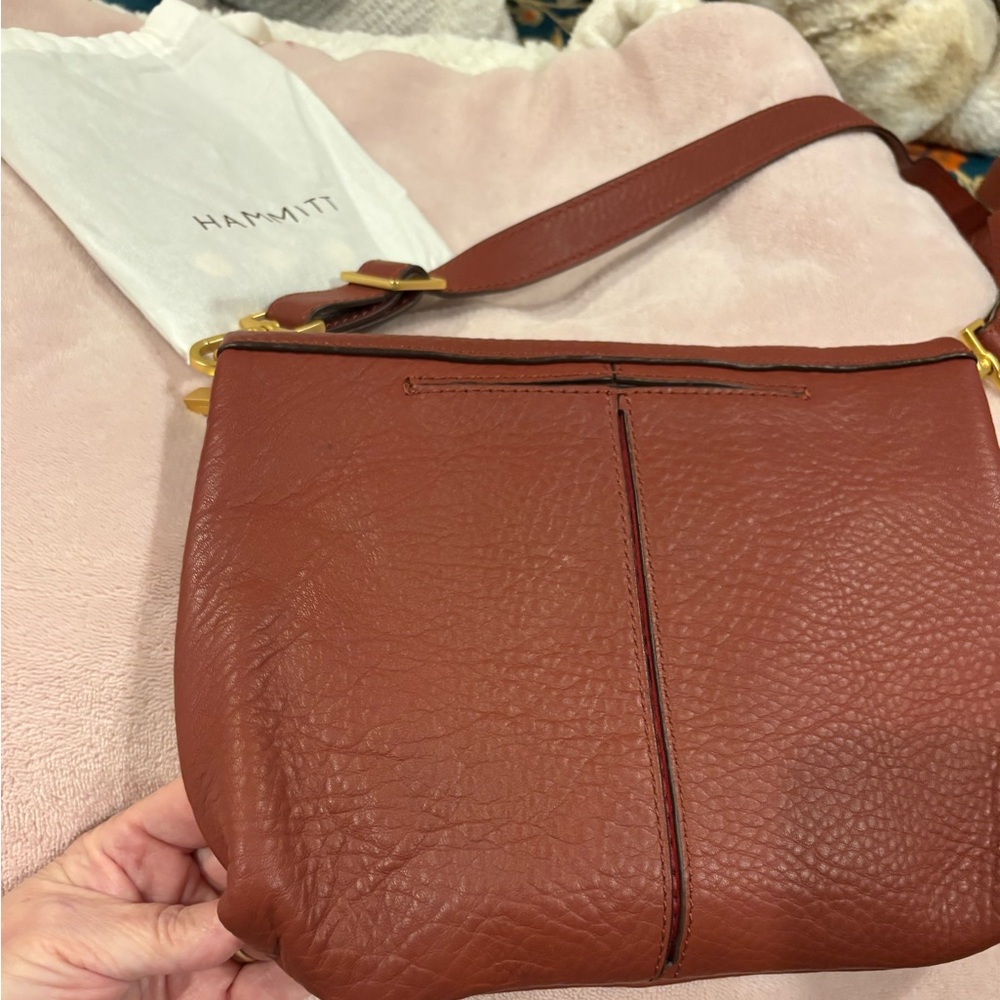 Hammitt VIP Medium Pomodoro Red Leather Crossbody